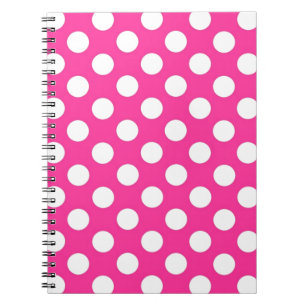 Pink Polka Dot Notizblock