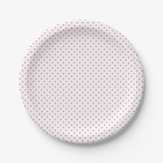 Pink Polka Dot Paper Teller (Vorderseite)