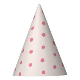 Pink Polka Dot Party Hat Partyhütchen