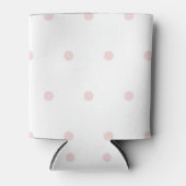 Pink Polka Dot Pattern Fun Pastel Party Accessory Dosenkühler (Vorderseite)