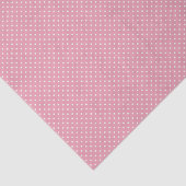 Pink Polka Dot Pattern Seidenpapier (Ausschnitt)