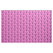 PINK POLKA DOT PERSONALISIERT GYMNASTICS FABRIC STOFF (Yard (91,4 cm))