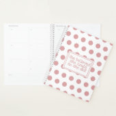 Pink Polka Dot Sie glaubte, sie könnte es also tun Planer (Anzeige)