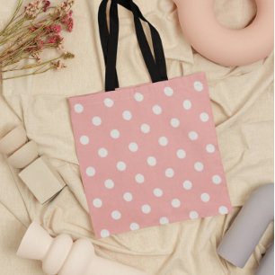 Pink Polka Dot Tasche