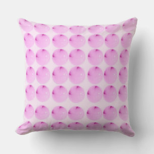 Pink Polka Dot Throw Kissen