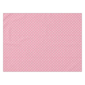 Pink Polka Dot Tischdecke (Vorderseite (Horizontal))