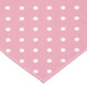 Pink Polka Dot Tischdecke (Schrägansicht)