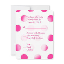 Pink Polka Dot UAWG mit Entree Choice