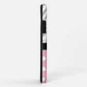 Pink Polka Dot verblasst Zebra Print iPhone 5 Fall Case-Mate iPhone Hülle (Hinten/Rechts)