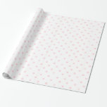 Pink polka dot wrapper geschenkpapier<br><div class="desc">Hellrosa Polka-Dotpapier</div>