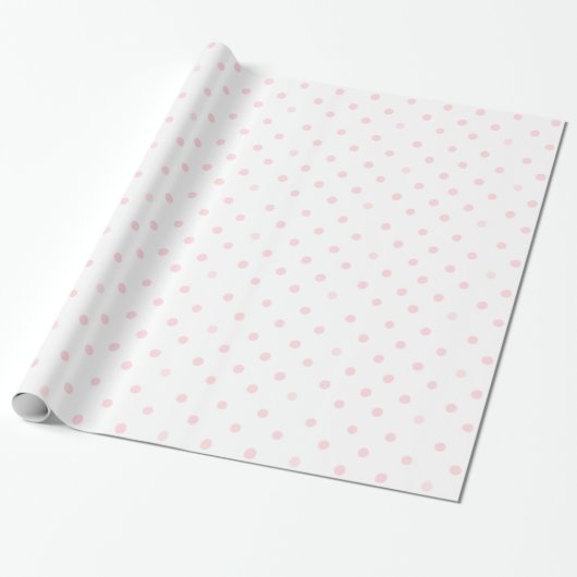 Pink polka dot wrapper geschenkpapier (Ungerollt)