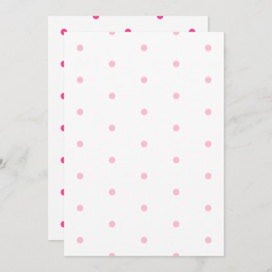 Pink Polka Dotpaper (Vorne/Hinten)