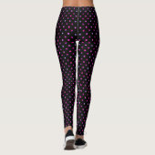 Pink Polka Dots 2 Leggings (Rückseite)