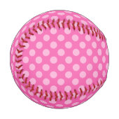 Pink Polka Dots Baseball (Vorderseite Links)