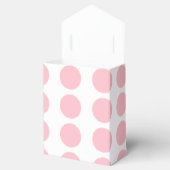 Pink Polka Dots Design Gefälligkeitsbox Geschenkschachtel (Geöffnet)