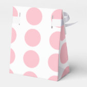 Pink Polka Dots Design Gefälligkeitsbox Geschenkschachtel (Rückseite)