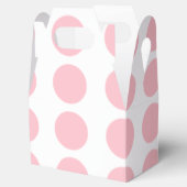 Pink Polka Dots Design Geschenkschachtel (Geöffnet)