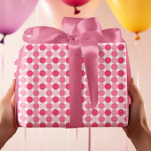 Pink Polka Dots Geschenkpapier