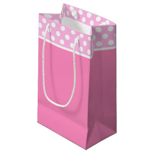 Pink Polka Dots Geschenktasche Kleine Geschenktüte