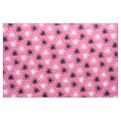 Pink Polka Dots Lace Hearts Stoff (Fat Quarter (45,7 x 55,9 cm))