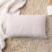 Pink Polka Dots Lendenkissen (Decke)