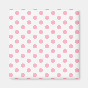 Pink Polka Dots Magnet