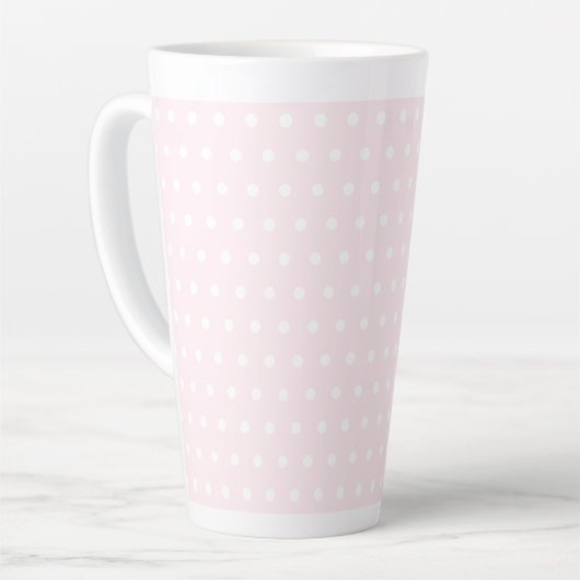 Pink Polka Dots Milchtasse (Linke Ecke)