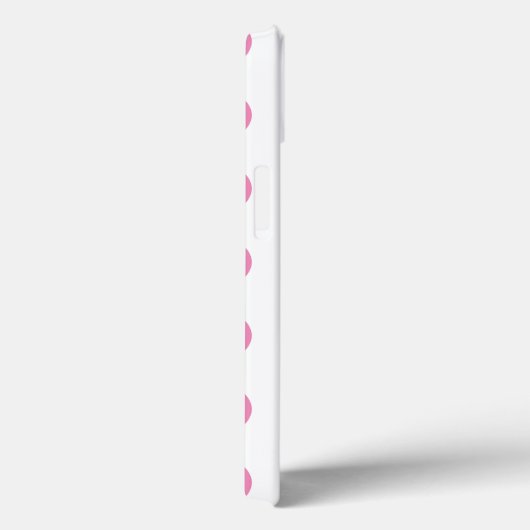 Pink Polka Dots Muster Case-Mate iPhone Hülle (Rückseite / Rechts)