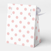 Pink Polka Dots Muster Geschenkschachtel (Rückseite)