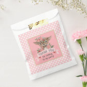 Pink Polka Dots Niedlich Deer Birthday Party for G Geschenktütchen (Versiegelt)