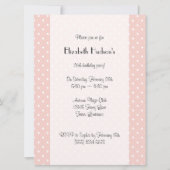 Pink Polka Dots, Polka Dot Pattern, Dots, Geburtst Einladung (Vorderseite)