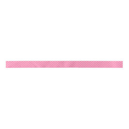 Pink Polka Dots Ribbon Satinband