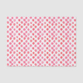 Pink Polka Dots Seidenpapier (Vorderseite)