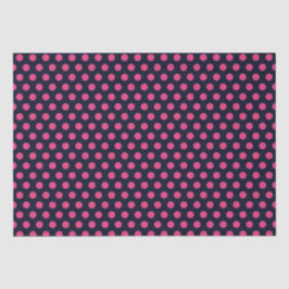 Pink Polka Dots Seidenpapier
