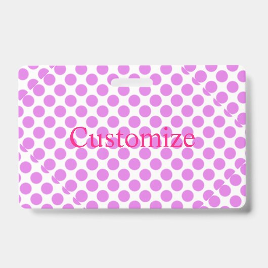 Pink polka dots Thunder_Cove Ausweis (Vorderseite)