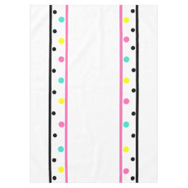 Pink Polka Dots Tischdecke