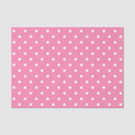 Pink Polka Dots Tissue Paper Seidenpapier