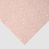 Pink Polka Dots Tissue Paper Seidenpapier (Ausschnitt)