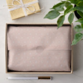 Pink Polka Dots Tissue Paper Seidenpapier (Geschenk)