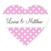 Pink Polka Dots Wedding Y190