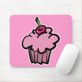 Pink Polka Mousepad (Mit Mouse)