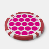 Pink Polka Poker Chip (Einzeln)