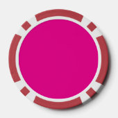 Pink Polka Poker Chip (Rückseite)