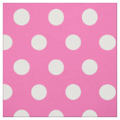 Pink-Polka-Punkt Stoff (Muster)
