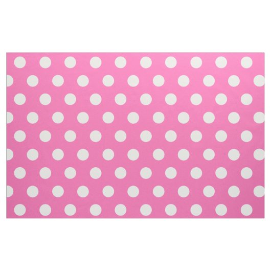 Pink-Polka-Punkt Stoff (Fat Quarter (45,7 x 55,9 cm))