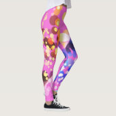Pink-Polka-Punkte Leggings (Rechts)