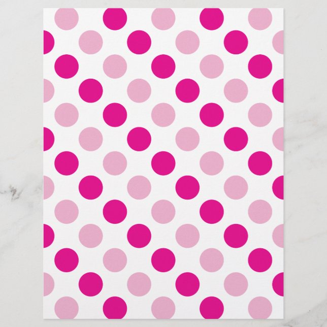 Pink-Polka-Punktmuster (Vorderseite)