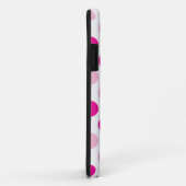 Pink-Polka-Punktmuster Case-Mate iPhone Hülle (Hinten/Rechts)