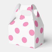 Pink-Polka-Punktmuster Geschenkschachtel (Vorderseite)