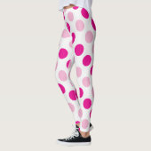 Pink-Polka-Punktmuster Leggings (Links)